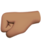 Left-Facing Fist - Medium emoji on Apple